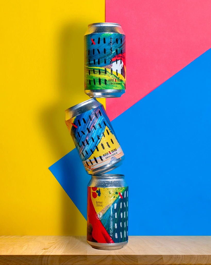 diseño packaging para latas de cerveza artesanal