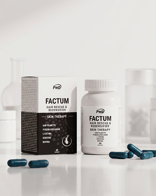 Diseño de packaging | Suplemento capilar FACTUM